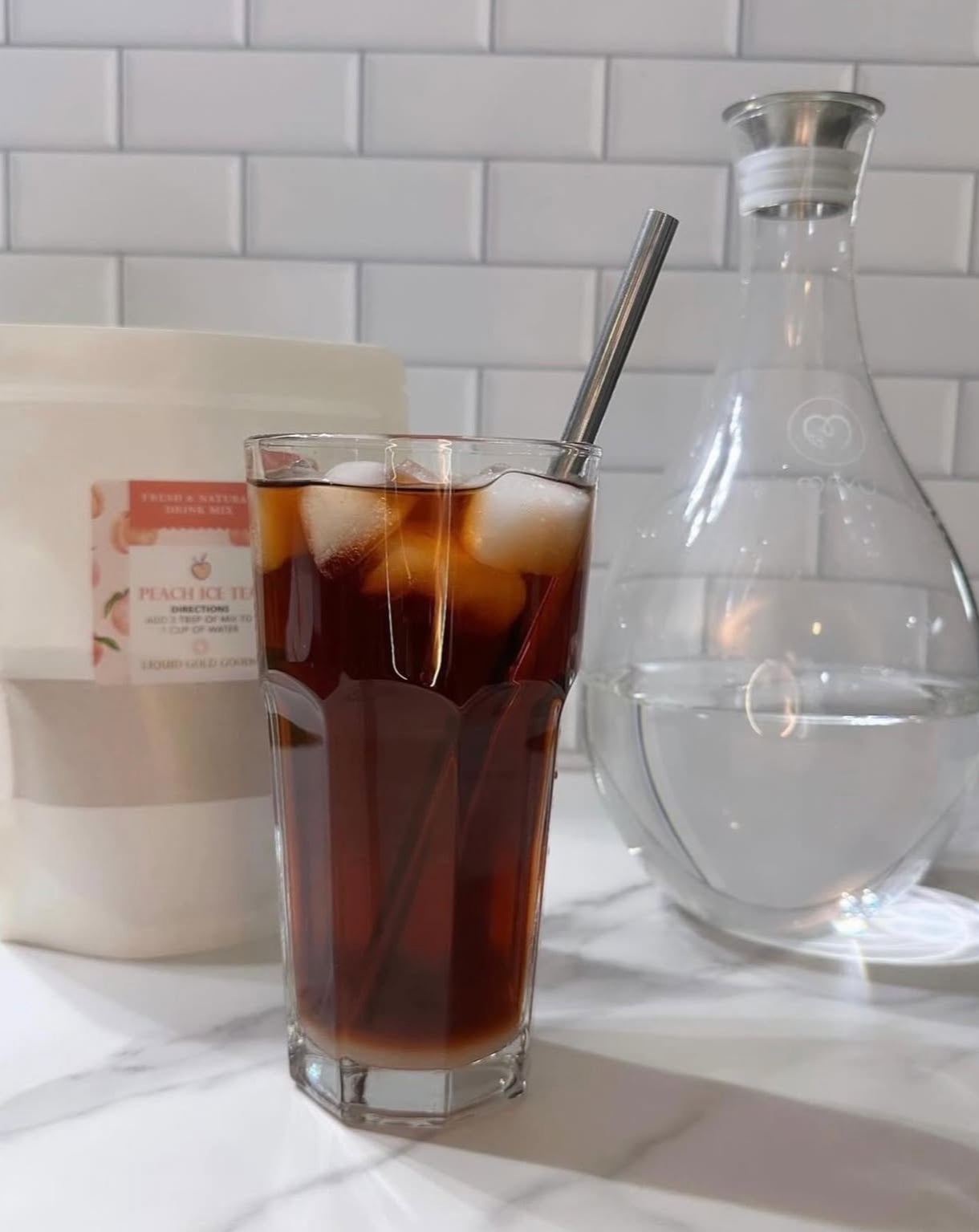 Dozen Peach Tea Lactation Drink Mix
