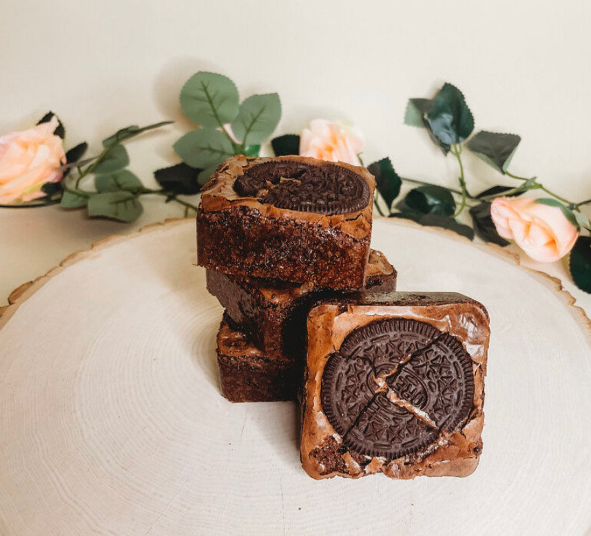 Oreo Stuffed Brownies