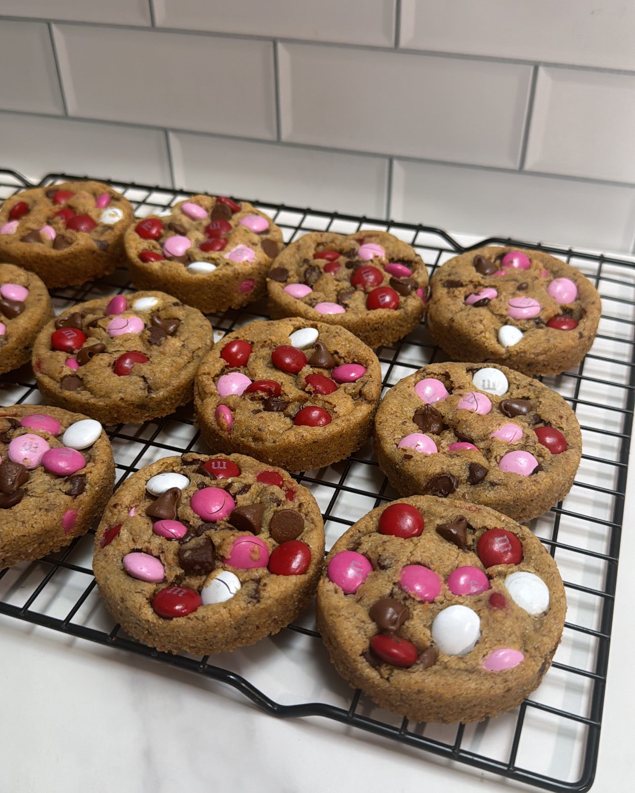 Valentines M&M Chocolate Chip Lactation Cookies