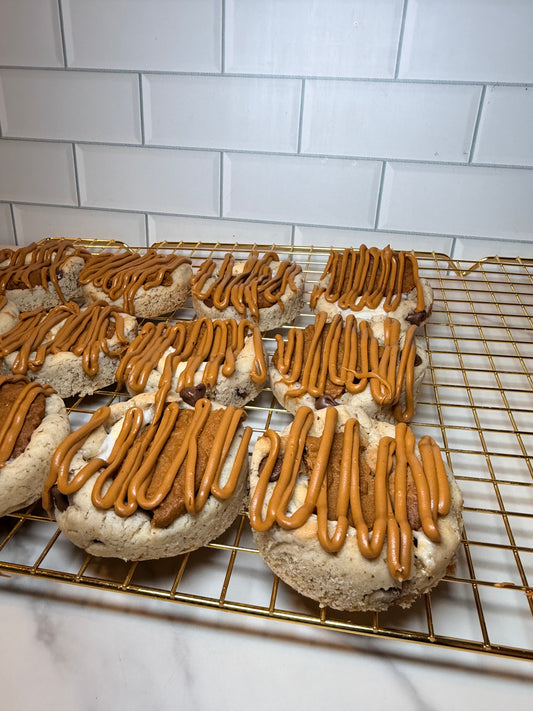 Caramel biscoff s’mores Lactation Cookies